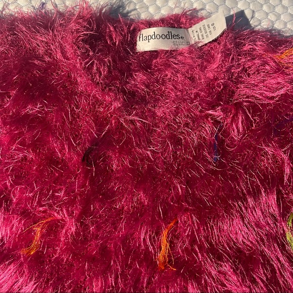 Fuzzy hot pink cropped sweater - Picture 7 of 7